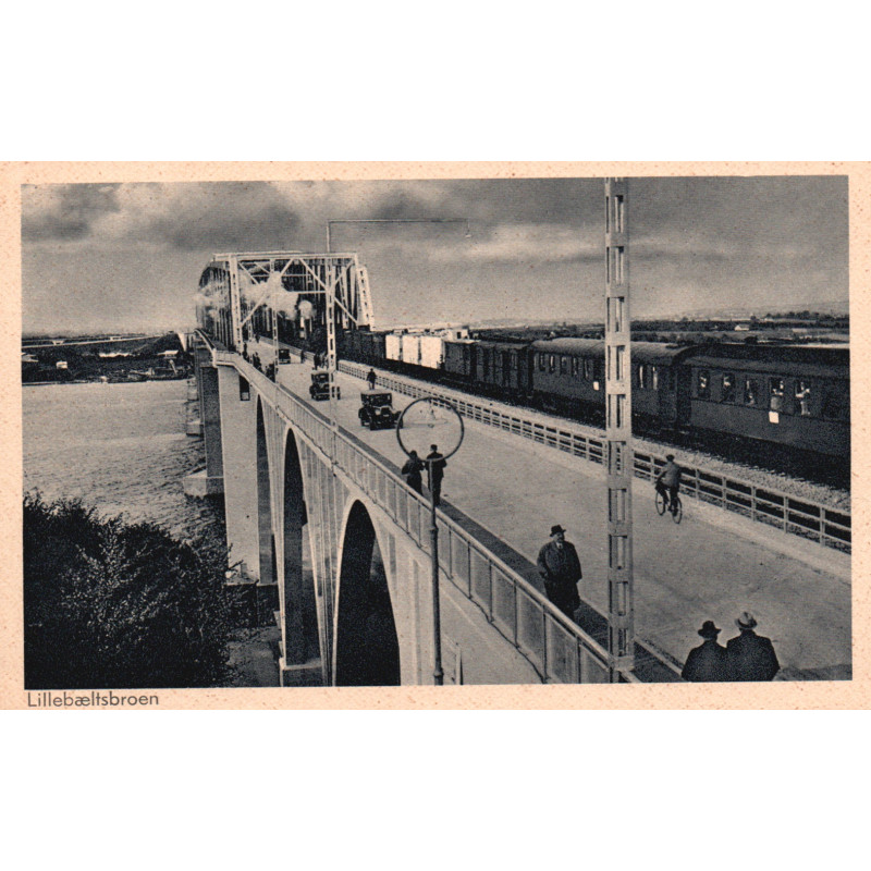 Lillebæltsbroen, med toget, ubrugt