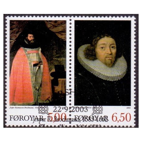 Færøerne 2003, Kingo og Brochman AFA nr. 462-3 komplet postfrisk