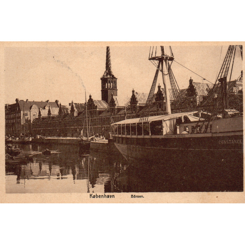 Skibe. Skibet Constance ved børsen København, brugt