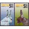 Færøerne 2005, Den Færøerske Hare  nr. 520-1 komplet postfrisk