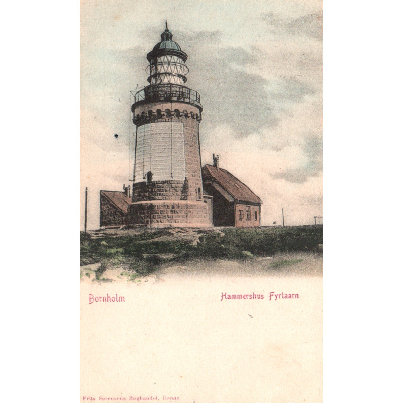 Bornholm. Hammershus Fyr. ubrugt