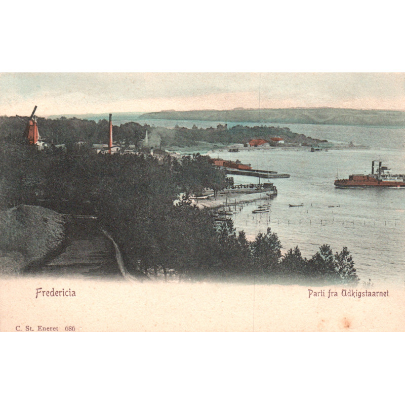 Fredericia. Parti fra udkigstaarnet, ubrugt