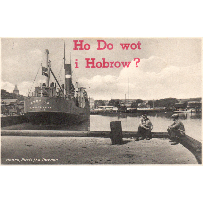 Hobro. Parti fra Havnen, brugt,