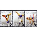 Færøerne 2009. 6,00-26,00 Kr. Gymnastik AFA nr. 676-8 postfrisk stemplet