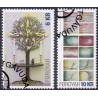 Færøerne 2009. 6,00-10,00 Kr. Julefrimærker AFA nr. 682-3 postfrisk stemplet