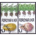Færøerne 2010. 6,00-8,00 Kr. Kartofler og roer. AFA nr. 704-05 postfrisk stemplet