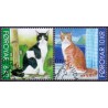 Færøerne 2011. 6,00-10,00 Kr. Katte. AFA nr. 711-2 postfrisk stemplet