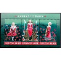 Færøerne 2011. 3x10,00 Kr. Annika i Dimun, miniark. AFA nr. 716 postfrisk stemplet