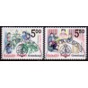 2004. 5,00-5,50 Kr. Julefrimærke, fra hæfte. AFA nr. 437E-8E postfrisk stemplet