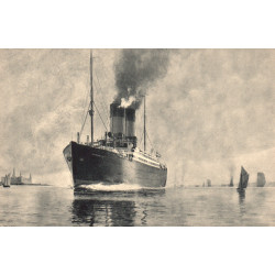 S/S Frederik VIII, ved indsejlingen til København, brugt