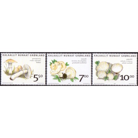 2006. 5,50-10,00. Spiselige svampe i Grønland II. AFA nr. 470-2 postfrisk stemplet