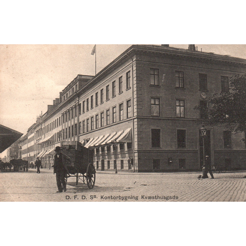København. D. F. D. S's Kontorbygning, Kvæsthusgade, brugt