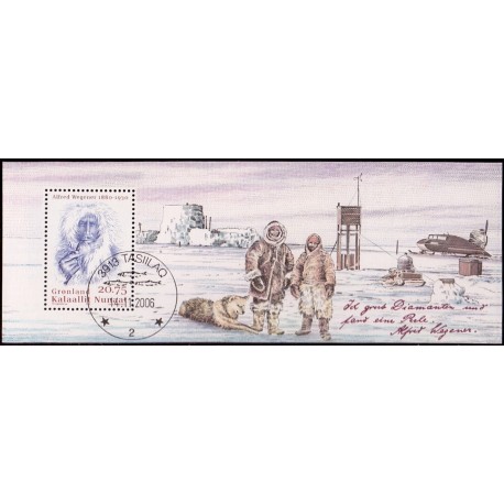 2006. 20,75 Kr. Ekspeditioner IV, i miniark. AFA nr. 474 postfrisk stemplet