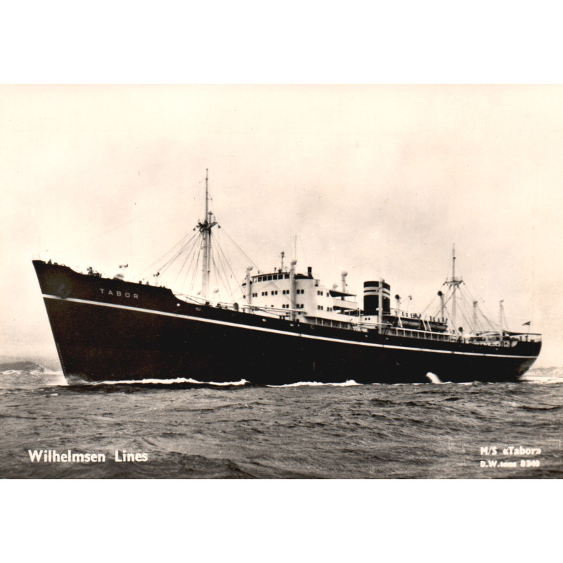 Norge. Wilhelmsen Lines. M/S Tabor, ubrugt