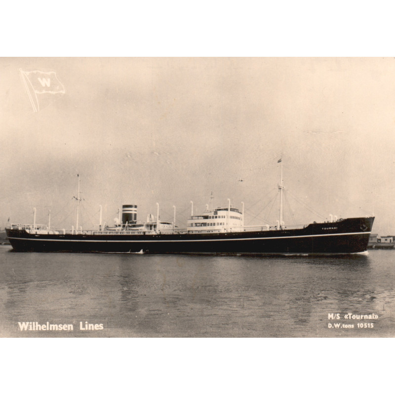 Norge. Wilhelmsen Lines. M/S Tournai, ubrugt