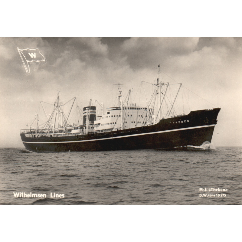 Norge. Wilhelmsen Lines. M/S Theben, ubrugt