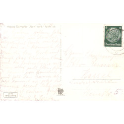 Tyskland. Hapag Dampfer "New York", used