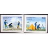 2007. 5,75-7,50 Kr. Europamærke / CEPT, fra hæfte. AFA nr. 484E-5E postfrisk stemplet