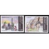 2007. 7,50-8,00 Kr. Internationalt polarår. AFA nr. 487-8 postfrisk stemplet