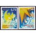 2007. 5,75-7,50 Kr. Julefrimærker. AFA nr. 503-04 ** postfrisk stemplet