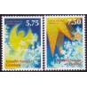 2007. 5,75-7,50 Kr. Julefrimærker. AFA nr. 503-04 ** postfrisk stemplet