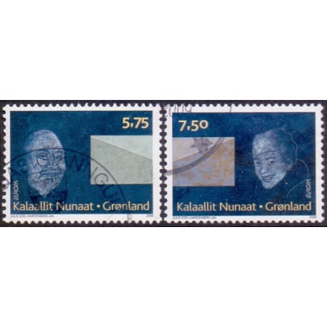 2008. 5,75-7,50 Kr. Europamærke / CEPT.  AFA nr. 505-6 postfrisk stemplet