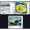 2008. 5,50-30,50 Kr. Moderne kunst III.  AFA nr. 507-9 postfrisk stemplet