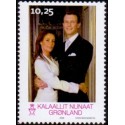 2008. 10,25 Kr. Royalt Bryllup. AFA nr. 518 postfrisk stemplet