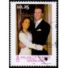 2008. 10,25 Kr. Royalt Bryllup. AFA nr. 518 postfrisk stemplet