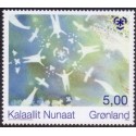 2009. 5,00 Kr. Global opvarmning. AFA nr. 528 postfrisk stemplet