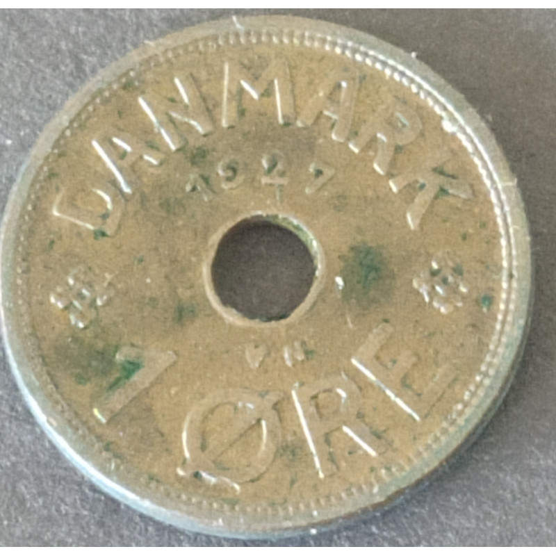 1 Øre. Chr. X. 1927 (N) i en flot kvalitet for type og årstal.