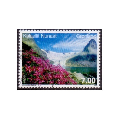 2009. 7,00 Kr. Sepac 2009. AFA nr. 544 postfrisk stemplet
