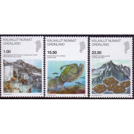 2009. 1,00-23,50 Kr. Videnskab V. AFA nr. 546-8 postfrisk stemplet