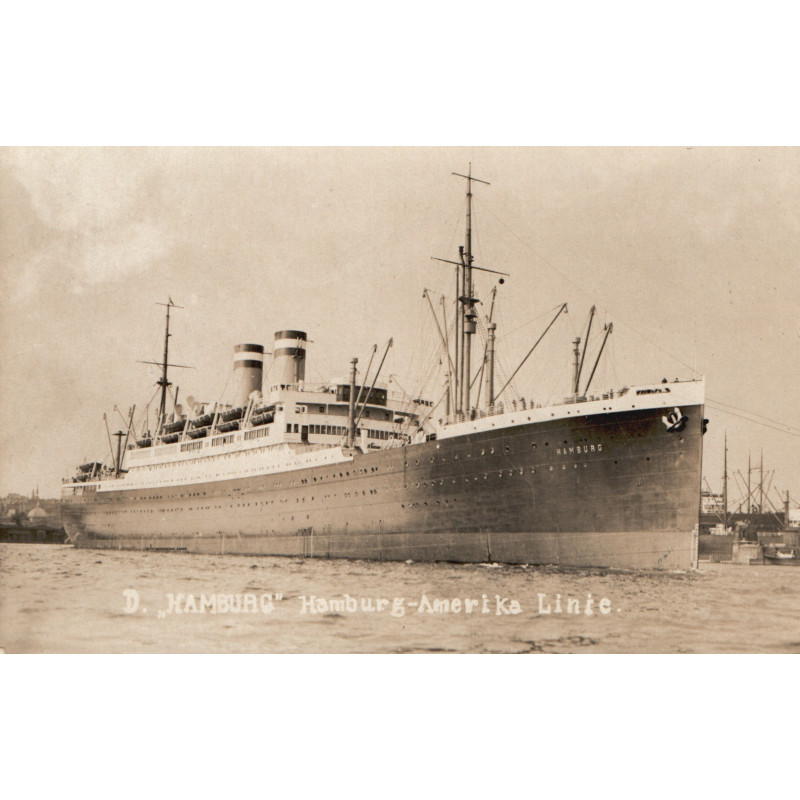 HAPAG. D. HAMBURG, ubrugt