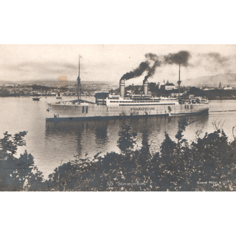 NORGE. S/S STAVANGERFJORD, brugt