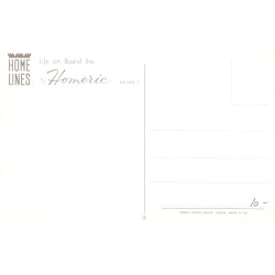 Italien Home Lines S/S HOMERIC, ubrugt