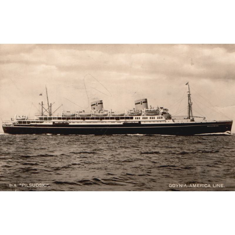 Polen. GDYNIA Lines M/S PILSUDSKI, ubrugt