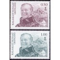 2011. 0,50-1,00 Kr. Dr. Margrethe Dagligmærker. AFA nr. 588-9 postfrisk stemplet