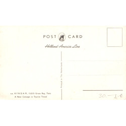 Holland- America line, S/S RYNDAM, ubrugt