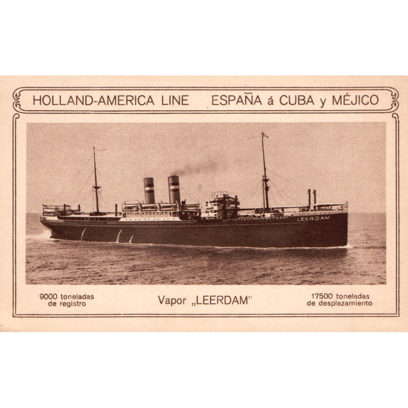 Holland- America line, LEERDAM, ubrugt