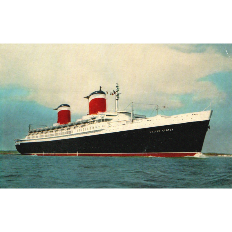 United States Line, S/S UNITED STATES, ubrugt