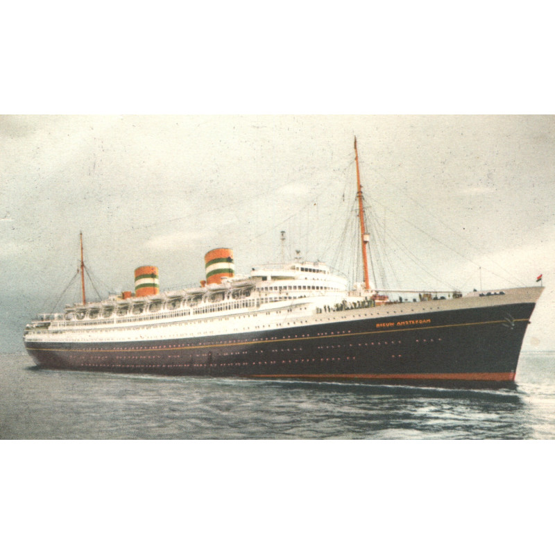 Holland- America line, S. S. NIEUW AMSTERDAM, ubrugt