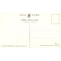 Holland- America line, S. S. NIEUW AMSTERDAM, ubrugt