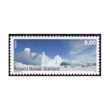 2011. 8,00 Kr. SEPAC landskaber III. AFA nr. 599 postfrisk stemplet
