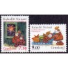 2011. 7,50-9,00 Kr. Julefrimærker. AFA nr. 602-3 postfrisk stemplet