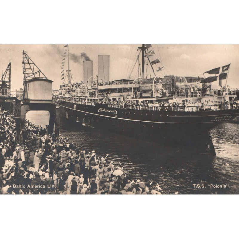 Baltic American Line. T.S.S. Polonia, brugt