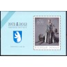 2012. 26,50 Kr. Dr. Margrethe 40 år, i miniark. AFA nr. 605 postfrisk stemplet