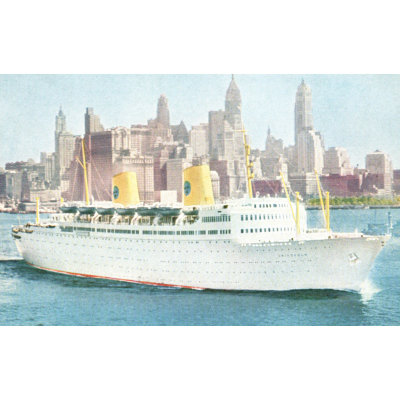 Sverige. Swedish American Line. M/S GRIPSHOLM, ubrugt