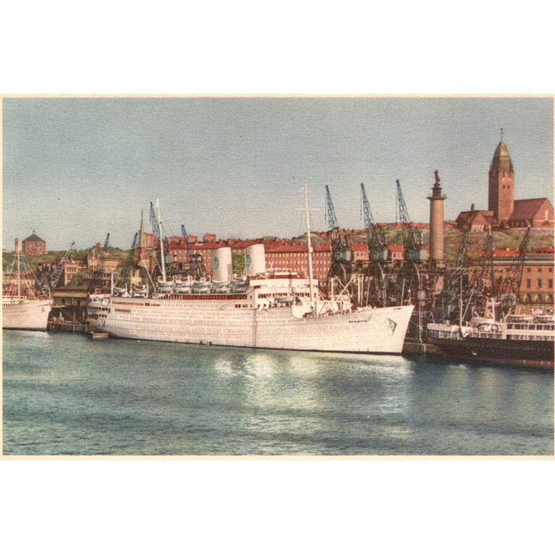 Sverige. Swedish American Line. M/S GRIPSHOLM, ubrugt