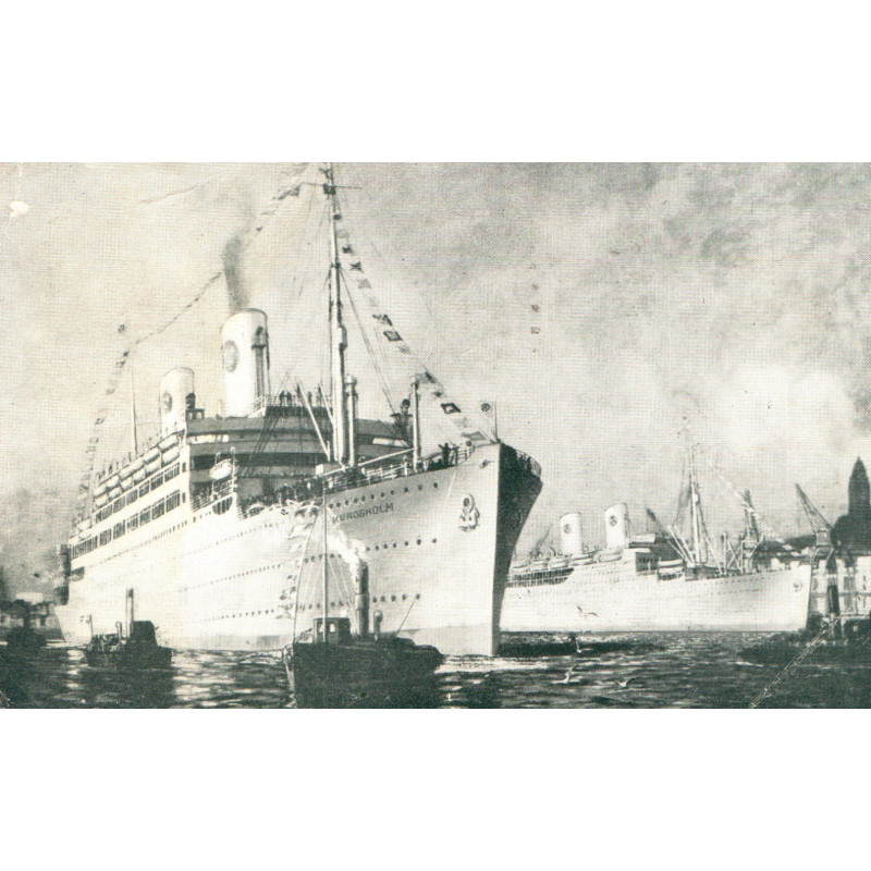 Sverige. Swedish American Line. M/S GRIPSHOLM, ubrugt